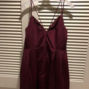 faille bridesmaid ball gown with jewel sash